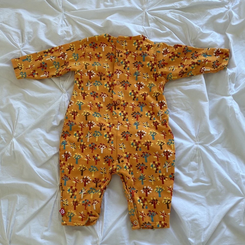 Zutano Long Sleeve Romper - Picture 4 of 6